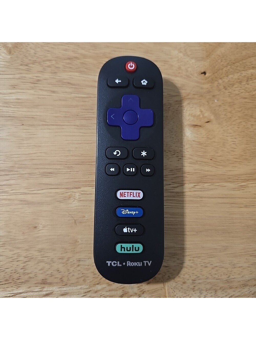 TCL Roku TV Remote Control-Netflix,Disney+,Apple TV,Hulu-Genuine OEM Replacement